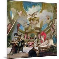 Apotheosis of the Renaissance, Study for the Decoration of the Staircase in the Kunsthistorisches M-Mihaly Munkacsy-Mounted Giclee Print