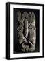 Apotropaic Mask of God Bes with Mouth Wide Open-null-Framed Giclee Print
