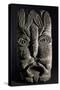 Apotropaic Mask of God Bes with Mouth Wide Open-null-Stretched Canvas