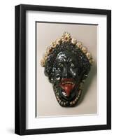 Apotropaic Mask Used to Protect Houses from Evil Eye-null-Framed Giclee Print