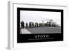 Apoyo. Cita Inspiradora Y Póster Motivacional-null-Framed Photographic Print