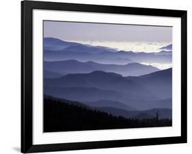 Appalachian Mountains at Dawn, Great Smoky Mountains National Park, Tennessee, USA-Adam Jones-Framed Photographic Print