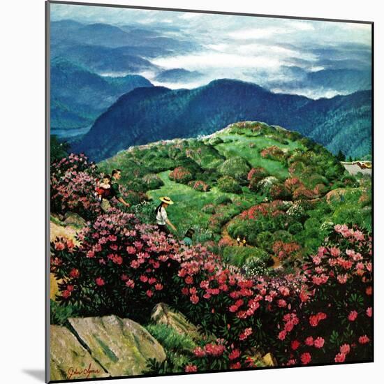 "Appalachian Rhododendrons," May 27, 1961-John Clymer-Mounted Giclee Print