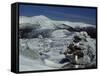 Appalachian Trail in Winter, White Mountains' Presidential Range, New Hampshire, USA-Jerry & Marcy Monkman-Framed Stretched Canvas