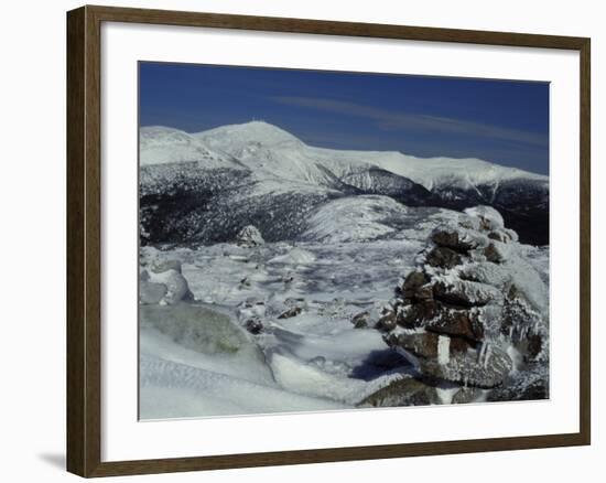 Appalachian Trail in Winter, White Mountains' Presidential Range, New Hampshire, USA-Jerry & Marcy Monkman-Framed Photographic Print