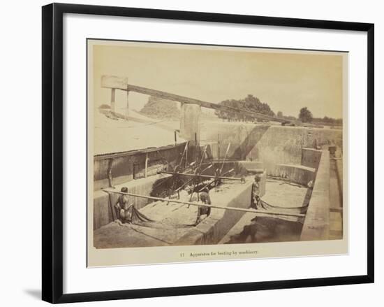 Apparatus for beating by machinery, 1877-Oscar Jean Baptiste Mallitte-Framed Giclee Print