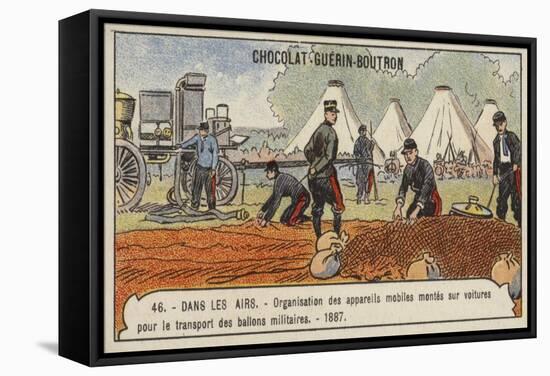 Apparatus for Transporting Military Balloons by Road, 1887-null-Framed Stretched Canvas