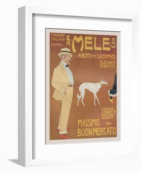 Apparel for Men - Elegant and Perfect-Aleardo Villa-Framed Art Print