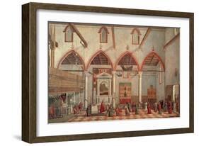 Apparition of Crucified of Mount Ararat in Sant'Antonio Di Castello Church-Vittore Carpaccio-Framed Giclee Print