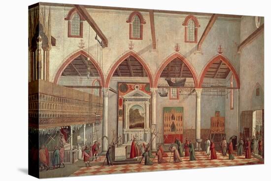 Apparition of Crucified of Mount Ararat in Sant'Antonio Di Castello Church-Vittore Carpaccio-Stretched Canvas