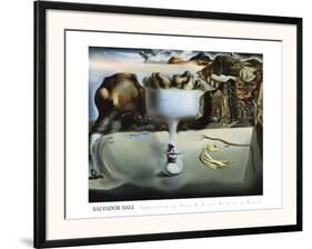 Apparition of Face and Fruit Dish on a Beach-Salvador Dalí-Framed Art Print
