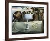 Apparition of Face and Fruit Dish on a Beach-Salvador Dali-Framed Art Print