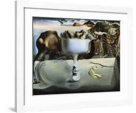 Apparition of Face and Fruit Dish on a Beach-Salvador Dali-Framed Art Print