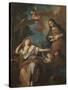 Apparition of Our Lady to Mary Magdalene-Giuseppe Ghedini-Stretched Canvas