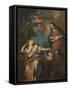 Apparition of Our Lady to Mary Magdalene-Giuseppe Ghedini-Framed Stretched Canvas