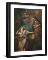 Apparition of Our Lady to Mary Magdalene-Giuseppe Ghedini-Framed Giclee Print