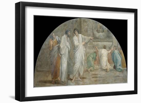 Apparition of Saint Didacus Above His Sepulchre, 1604-1607-Annibale Carracci-Framed Giclee Print