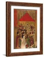 Apparition of Saint Michael at the Castle of Sant'Angelo-Jaume Huguet-Framed Giclee Print