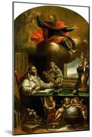 Apparition of Saint Paul to Saint Albert the Great and Saint Thomas Aquinas-Alonso Antonio Villamor-Mounted Giclee Print