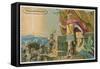 Apparition of the Cross Announcing Victory to Constantine at the Battle of Milvian Bridge, 312-null-Framed Stretched Canvas