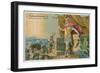 Apparition of the Cross Announcing Victory to Constantine at the Battle of Milvian Bridge, 312-null-Framed Giclee Print