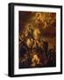 Apparition of the Cross to Constantine-Luca Giordano-Framed Giclee Print