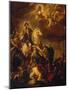 Apparition of the Cross to Constantine-Luca Giordano-Mounted Giclee Print