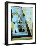 Apparition of the Face of Aphrodite-Salvador Dalí-Framed Art Print