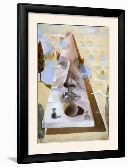 Apparition of the Face of Aphrodite-Salvador Dalí-Framed Art Print