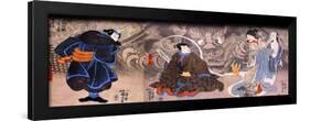 Apparition of the Monstrous Cat-Kuniyoshi Utagawa-Framed Premium Giclee Print