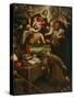 Apparition of the Virgin to Saint Bonaventure-Leandro Da Ponte Bassano-Stretched Canvas