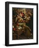 Apparition of the Virgin to Saint Bonaventure-Leandro Da Ponte Bassano-Framed Giclee Print