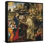 Apparition of the Virgin To St Bernard-Filippino Lippi-Framed Stretched Canvas