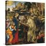 Apparition of the Virgin To St Bernard-Filippino Lippi-Stretched Canvas