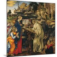 Apparition of the Virgin To St Bernard-Filippino Lippi-Mounted Giclee Print