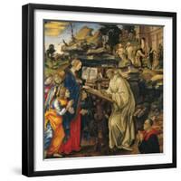 Apparition of the Virgin To St Bernard-Filippino Lippi-Framed Giclee Print