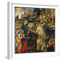 Apparition of the Virgin To St Bernard-Filippino Lippi-Framed Giclee Print