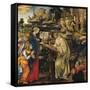 Apparition of the Virgin To St Bernard-Filippino Lippi-Framed Stretched Canvas