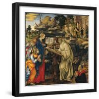 Apparition of the Virgin To St Bernard-Filippino Lippi-Framed Giclee Print