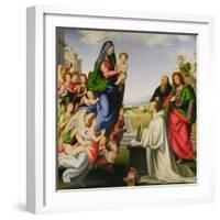 Apparition of the Virgin to St. Bernard-Fra Bartolommeo-Framed Giclee Print