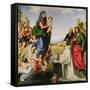 Apparition of the Virgin to St. Bernard-Fra Bartolommeo-Framed Stretched Canvas