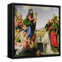 Apparition of the Virgin to St. Bernard-Fra Bartolommeo-Framed Stretched Canvas