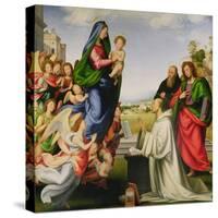 Apparition of the Virgin to St. Bernard-Fra Bartolommeo-Stretched Canvas