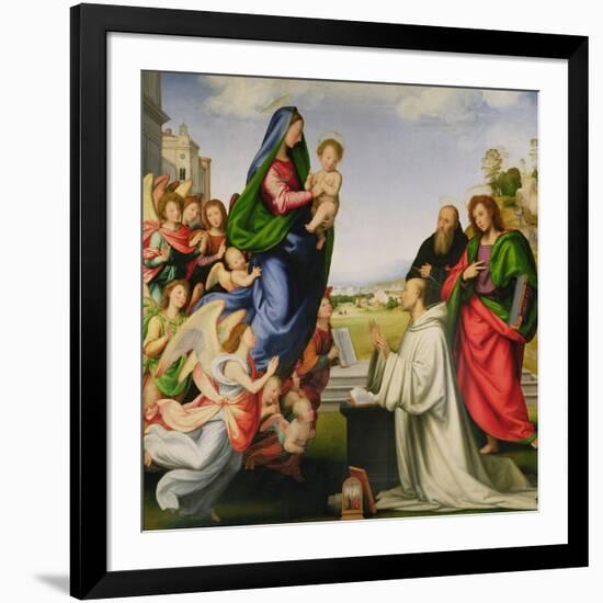 Apparition of the Virgin to St. Bernard-Fra Bartolommeo-Framed Giclee Print