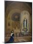 Apparition of the Virgin to St. Catherine Laboure 31st July 1830, 1835-Le Cerf-Mounted Giclee Print