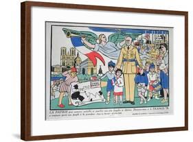 Appeal of Marshal Philippe Petain-null-Framed Giclee Print