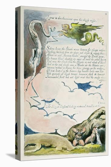 Appear to the Americans...', Plate 6 from 'America: a Prophecy', 1793-William Blake-Stretched Canvas