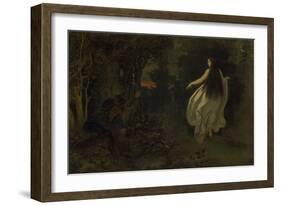 Appearance in the Forest, about 1858-Moritz Von Schwind-Framed Giclee Print