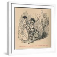 'Appearance in the Senate of a young Nobleman, named Meto', 1852-John Leech-Framed Giclee Print