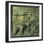 Appearance of Angels to Abraham and Sacrifice of Isaac-Lorenzo Ghiberti-Framed Giclee Print